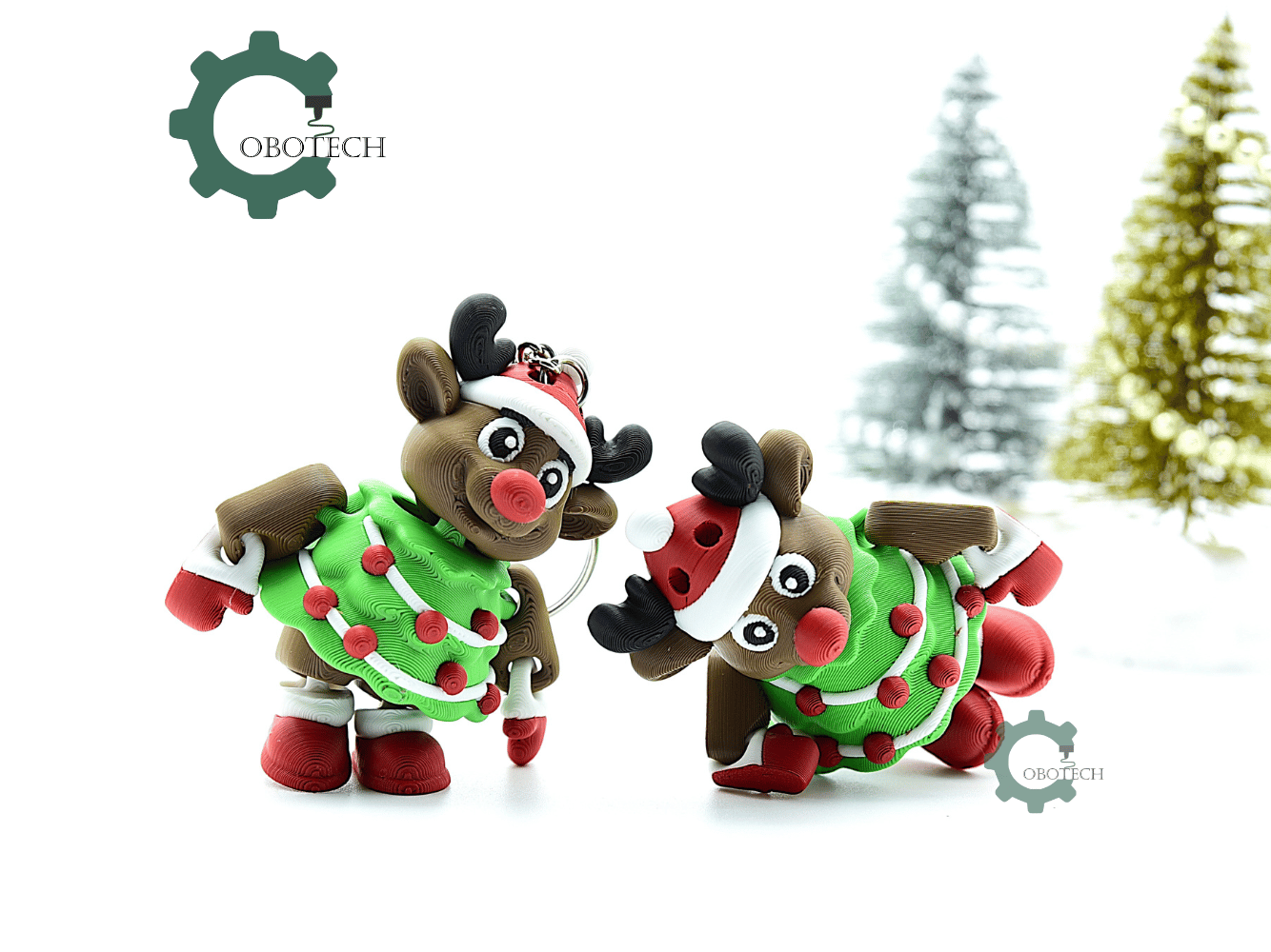 Cobotech-Christmas Reindeer Holiday Cheer Articulated Keychain_09.png
