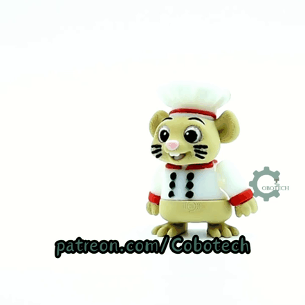 Cobotech-Chef Mouse Articulated Keychain_11.gif