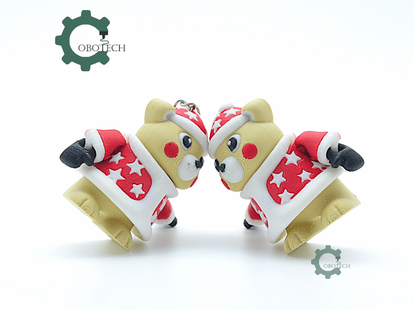 Cobotech-Winter Polar Bear Friend Articulated Keychain_09.png