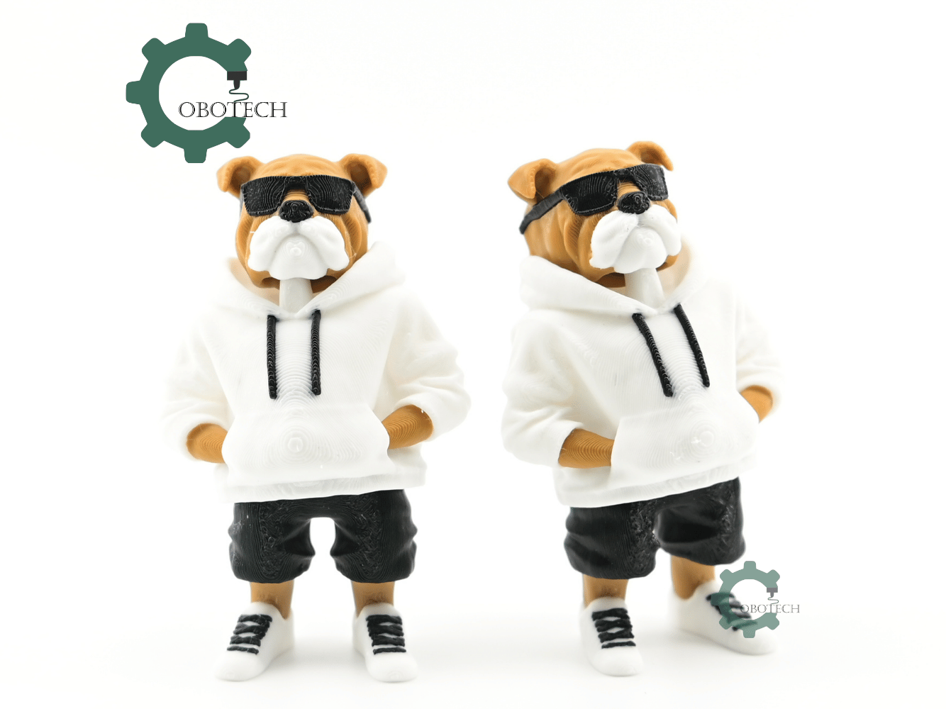 Digital Downloads - Cobotech Articulated Bulldog In Hoodie Urban Vibes