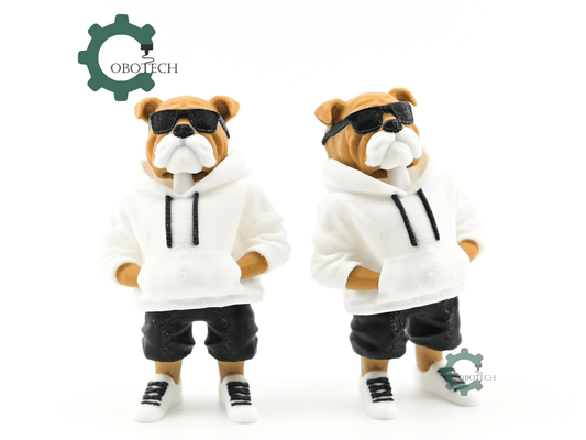 Digital Downloads - Cobotech Articulated Bulldog In Hoodie Urban Vibes