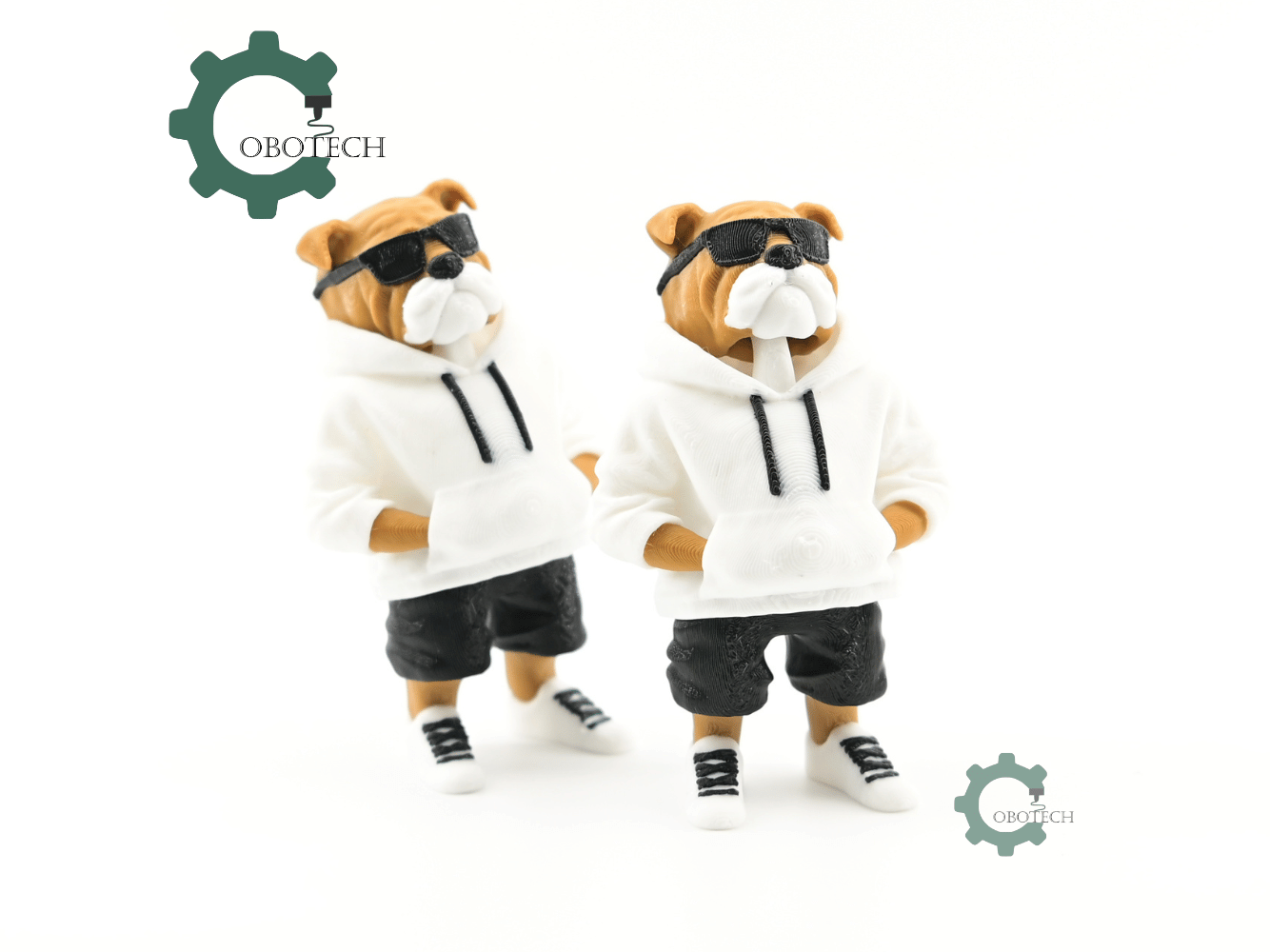 Digital Downloads - Cobotech Articulated Bulldog In Hoodie Urban Vibes