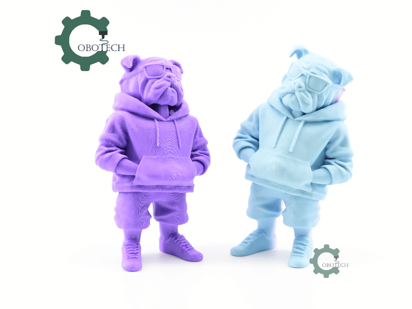 Digital Downloads - Cobotech Articulated Bulldog In Hoodie Urban Vibes