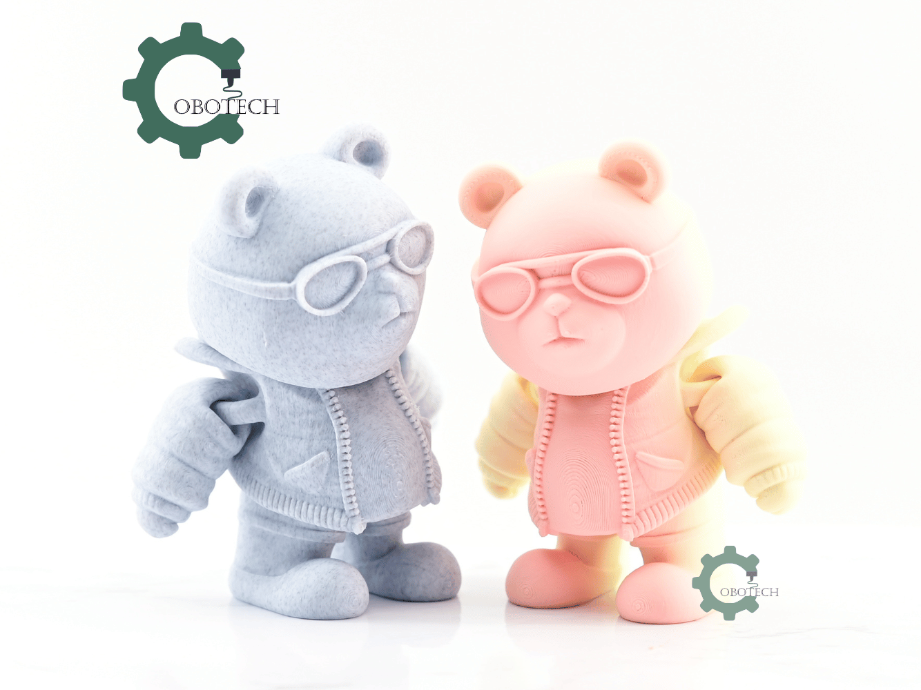 Digital Downloads - Cobotech Articulated Fashionable Bear With Goggles