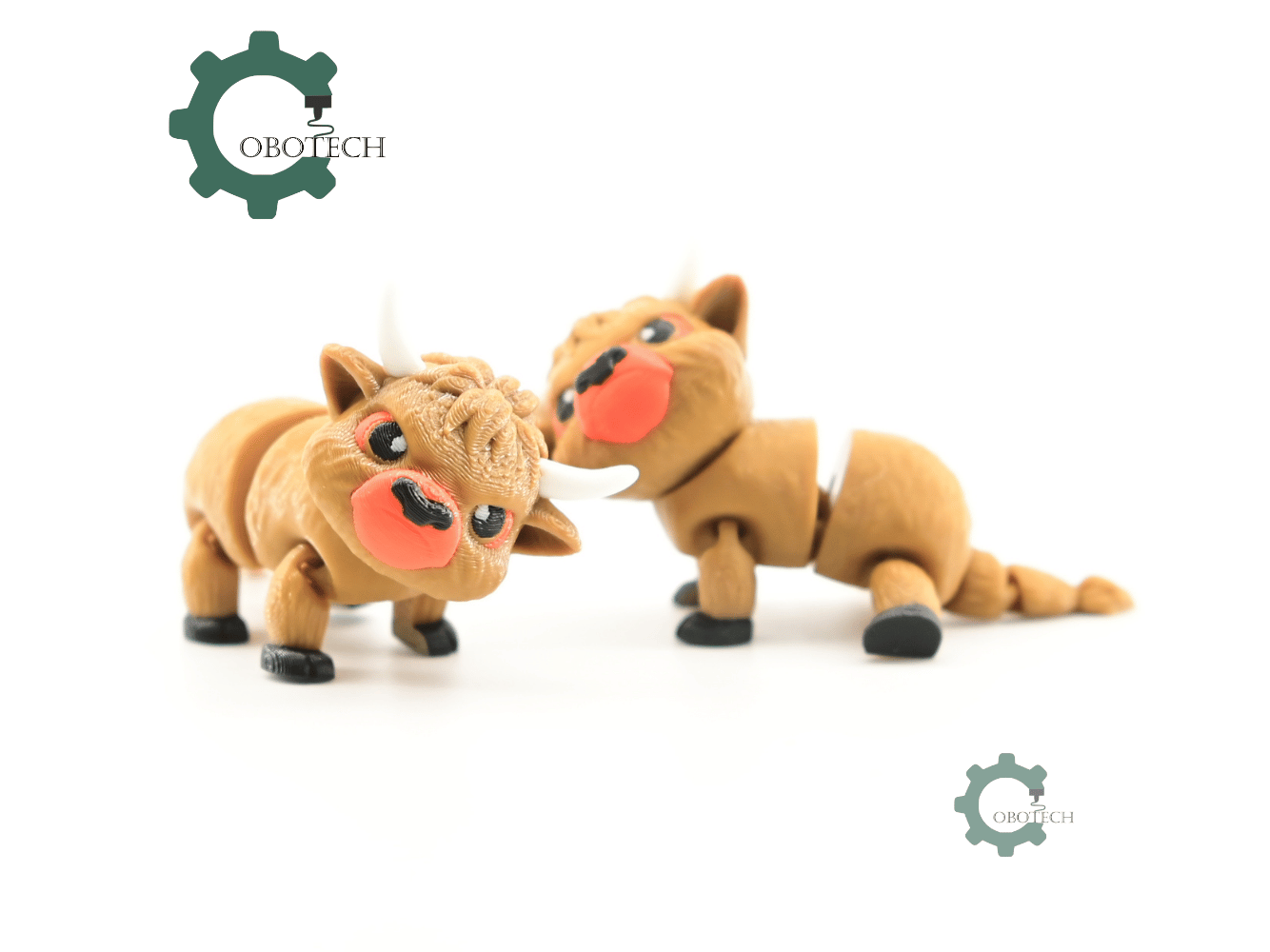 Digital Downloads - Cobotech Articulated Grumpy Highland Cow