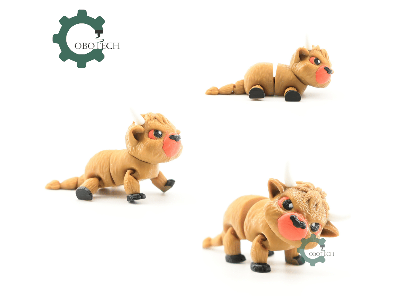 Digital Downloads - Cobotech Articulated Grumpy Highland Cow