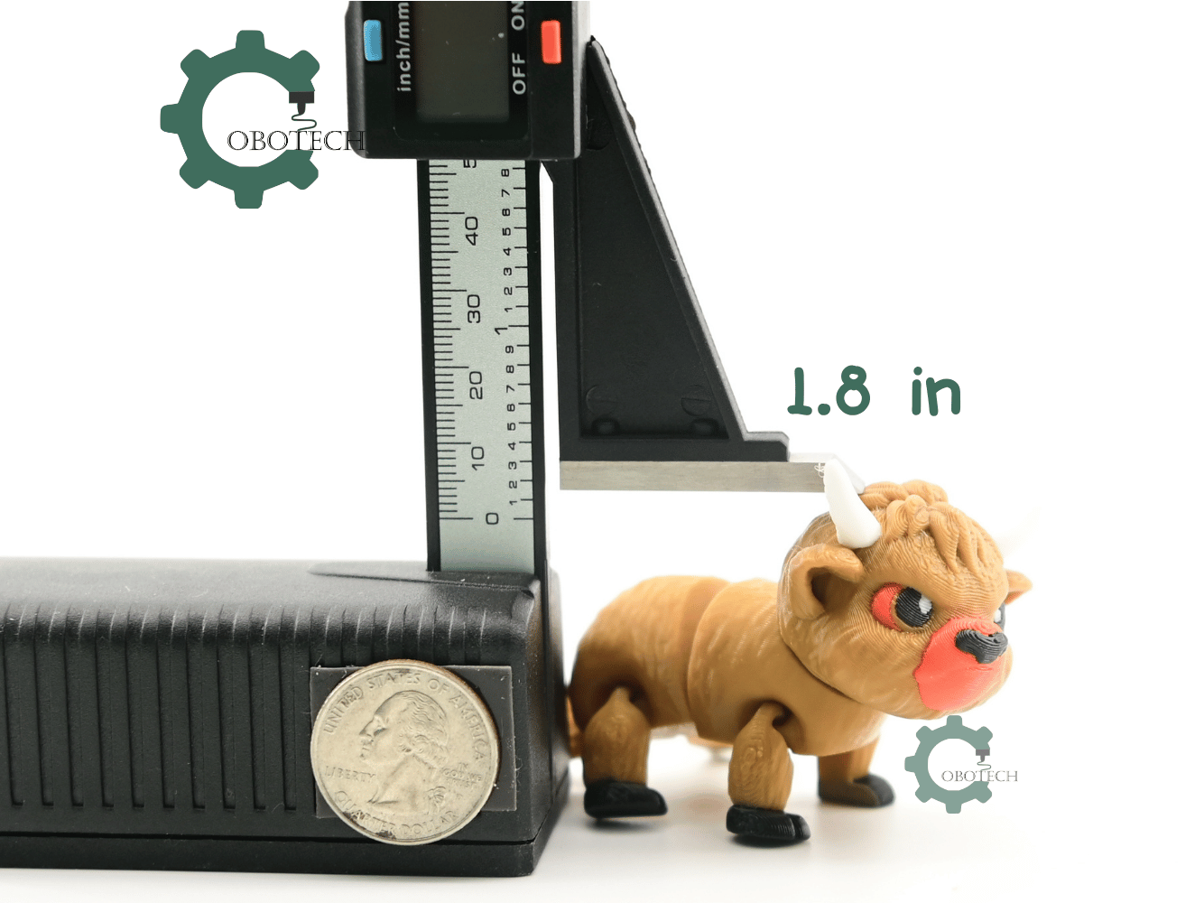Digital Downloads - Cobotech Articulated Grumpy Highland Cow
