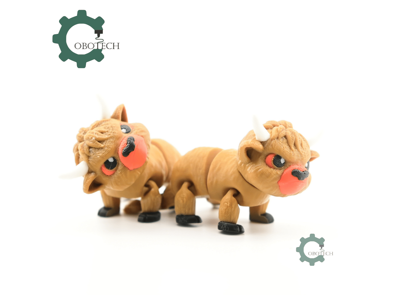 Digital Downloads - Cobotech Articulated Grumpy Highland Cow