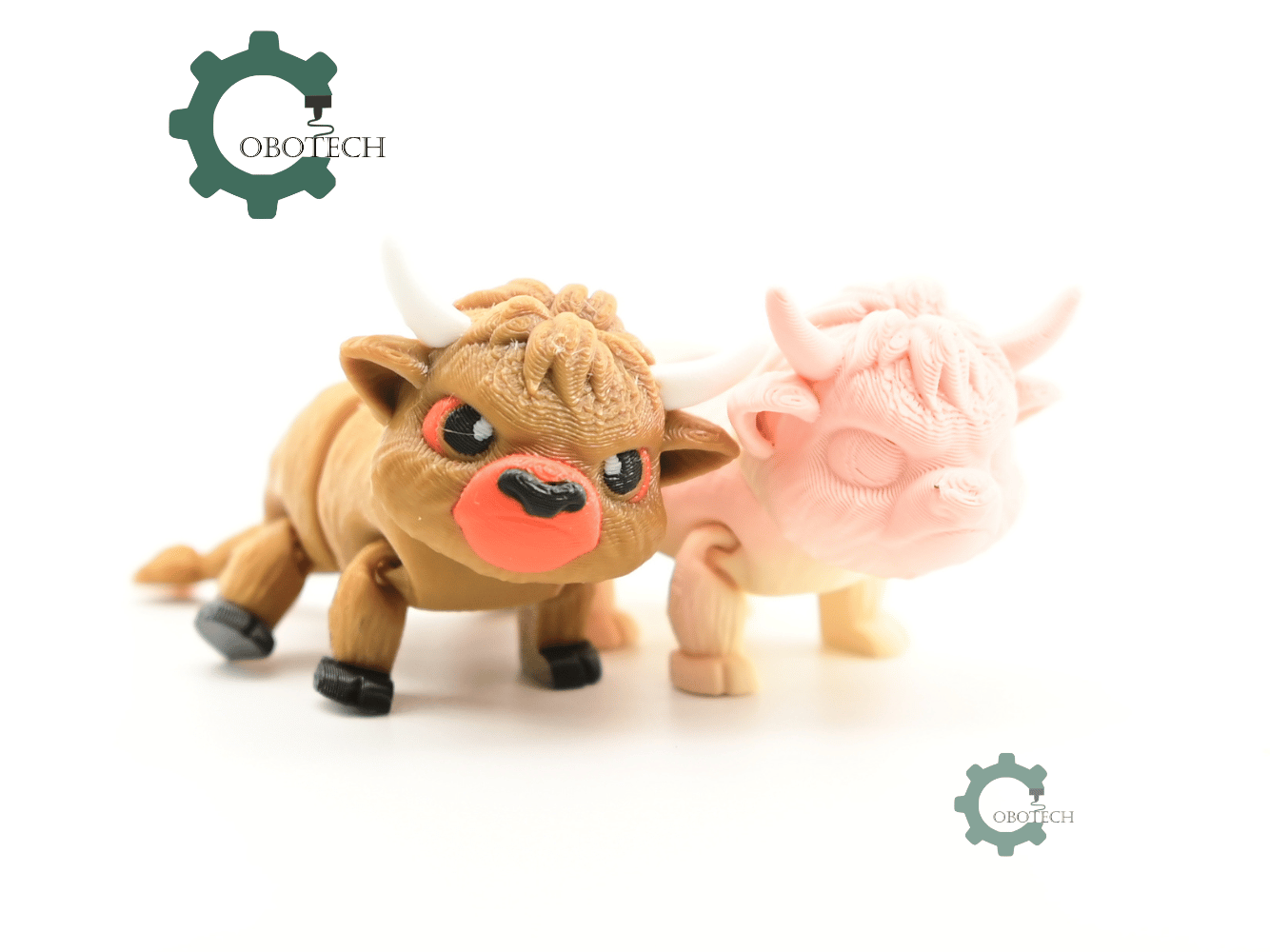 Digital Downloads - Cobotech Articulated Grumpy Highland Cow