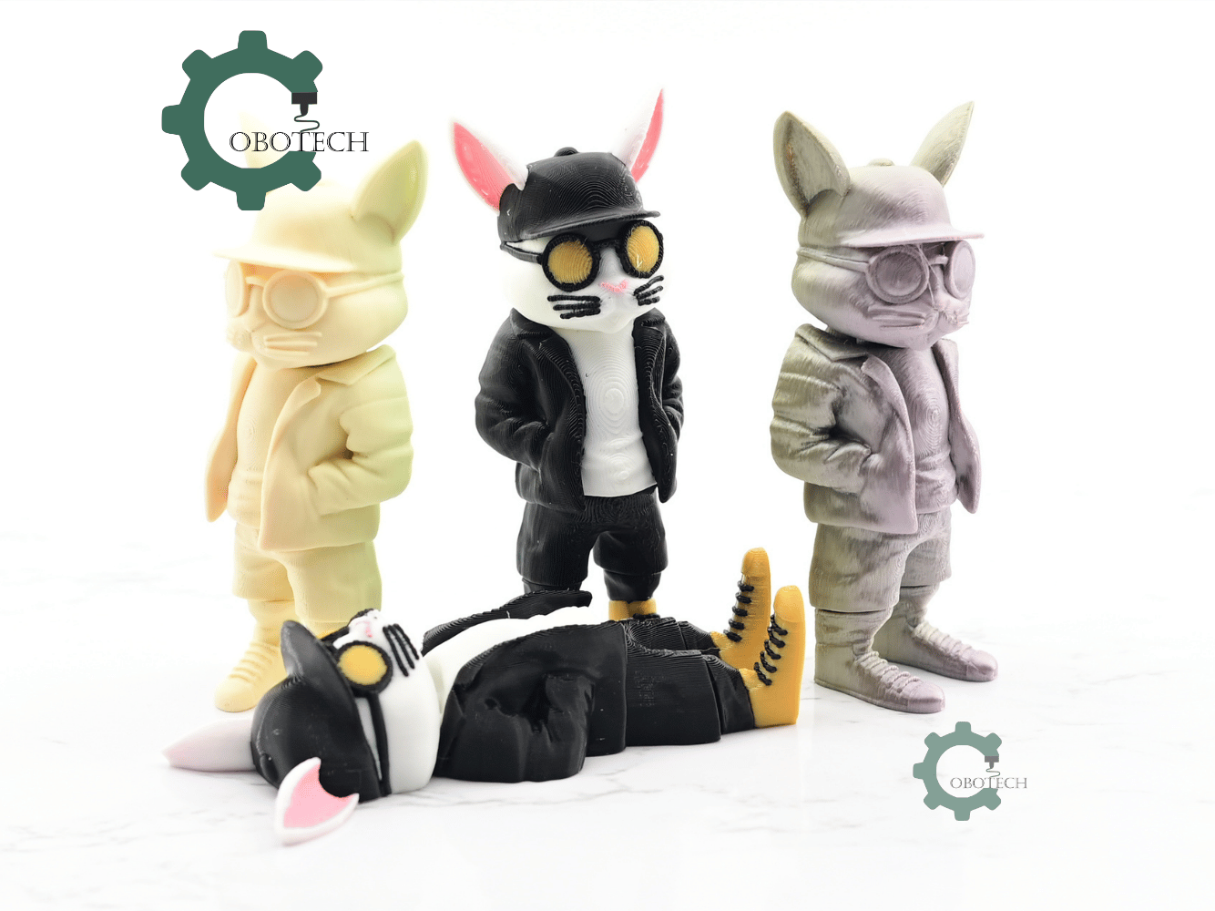 Digital Downloads - Cobotech Articulated Hip Hop Bunny Urban Vibes