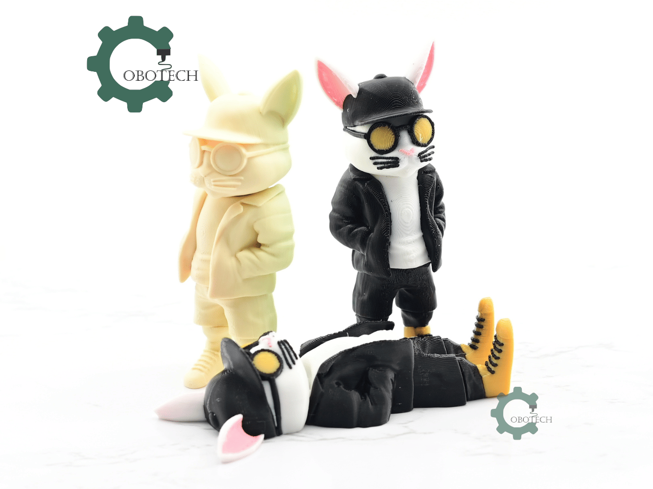 Digital Downloads - Cobotech Articulated Hip Hop Bunny Urban Vibes