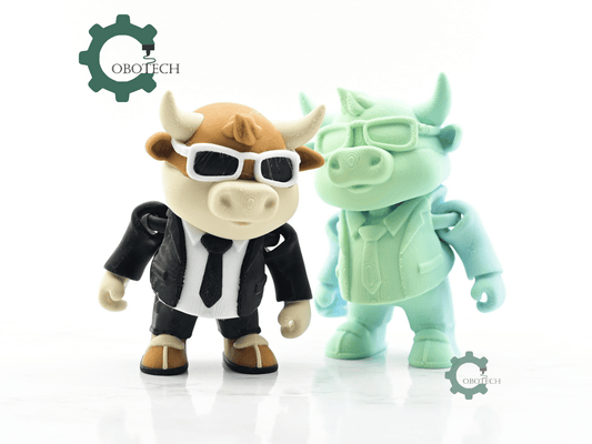 Exclusive Model, Not for Sale - Cobotech Articulated Stylish Bull In A Suit
