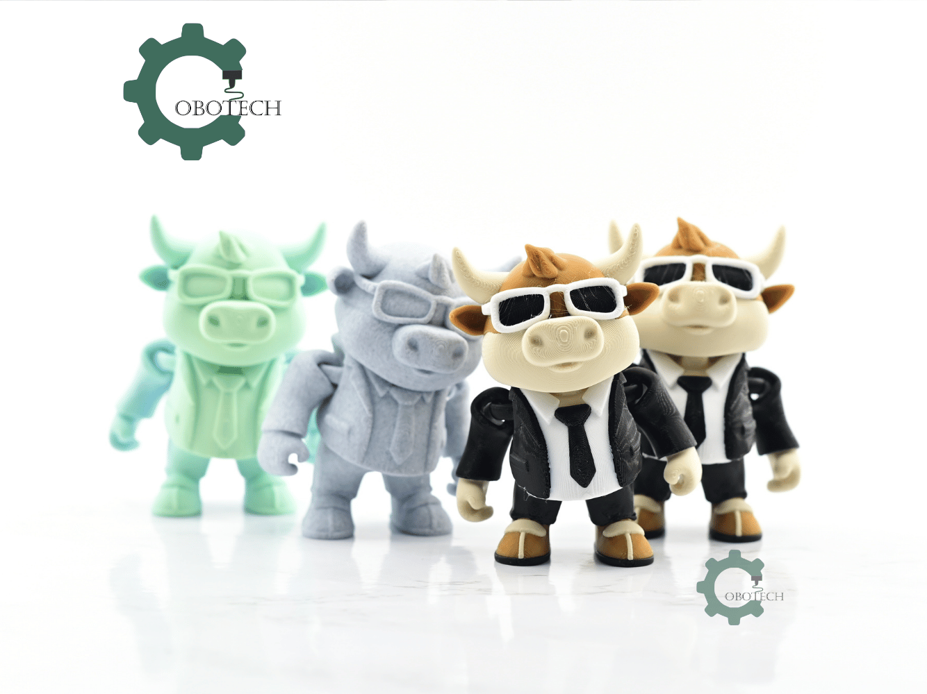 Exclusive Model, Not for Sale - Cobotech Articulated Stylish Bull In A Suit