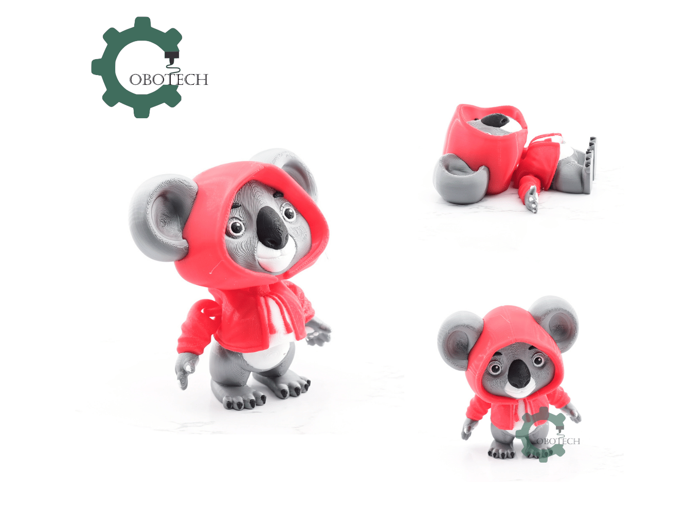 Digital Downloads - Cobotech Articulated Fashionable Koala In Hoodie