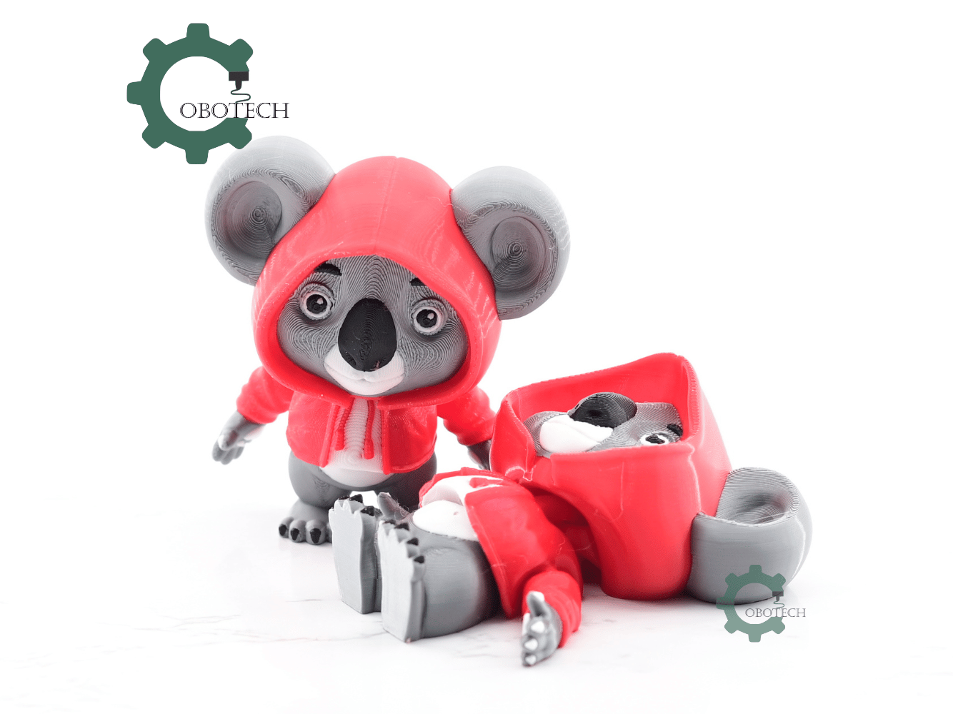 Digital Downloads - Cobotech Articulated Fashionable Koala In Hoodie