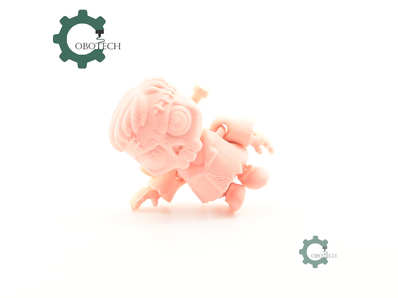 Digital Downloads - Cobotech Spooky Halloween Frankenstein Articulated Keychain - Cute Backpack Keychain