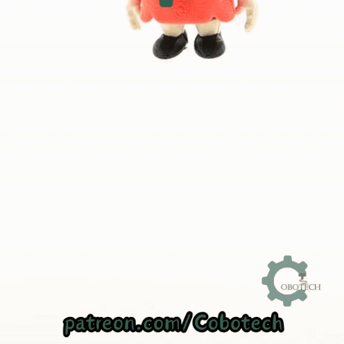 Digital Downloads - Cobotech Spooky Halloween Hoodie Skeleton Articulated Keychain - Cute Backpack Keychain