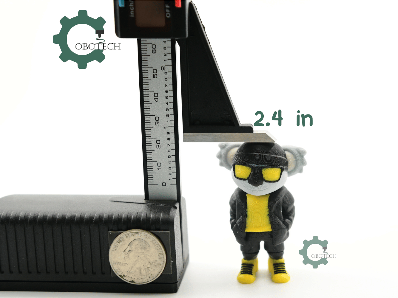 Digital Downloads - Cobotech Urban Vibes Koala Articulated Keychain - Cute Backpack Keychain