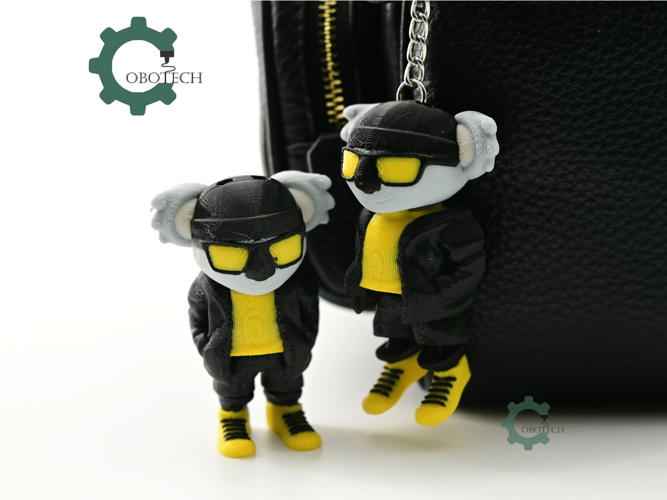 Digital Downloads - Cobotech Urban Vibes Koala Articulated Keychain - Cute Backpack Keychain