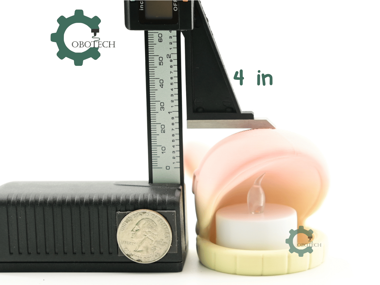 Digital Downloads - Cobotech Whale Led Tealight Candle Holder