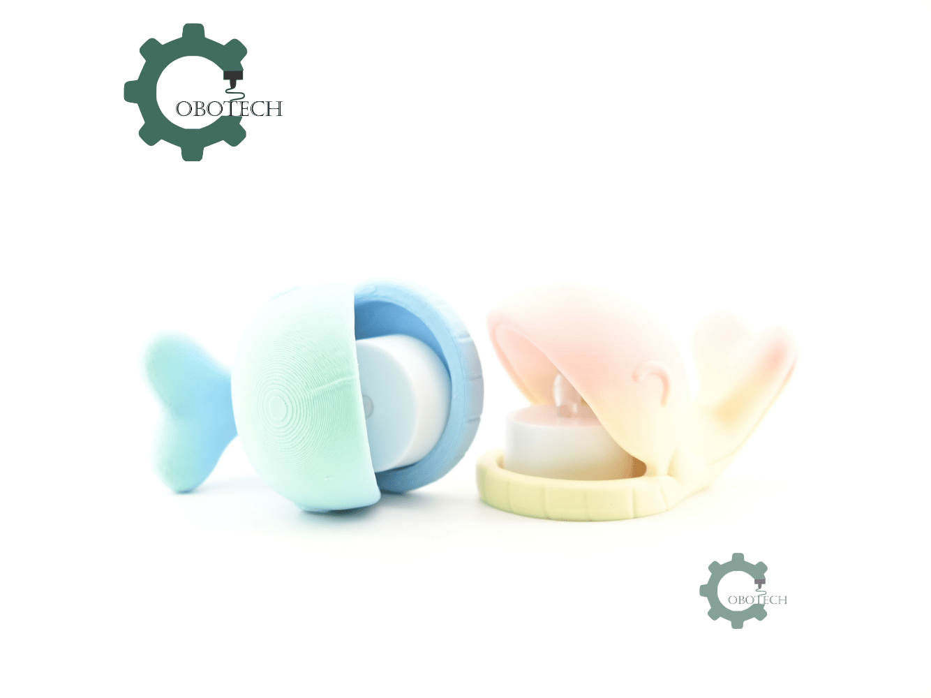 Digital Downloads - Cobotech Whale Led Tealight Candle Holder
