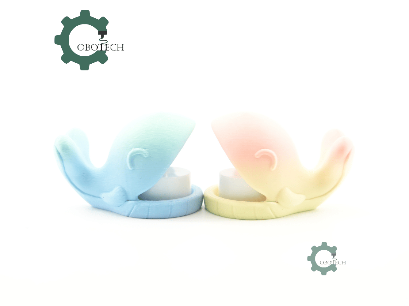 Digital Downloads - Cobotech Whale Led Tealight Candle Holder
