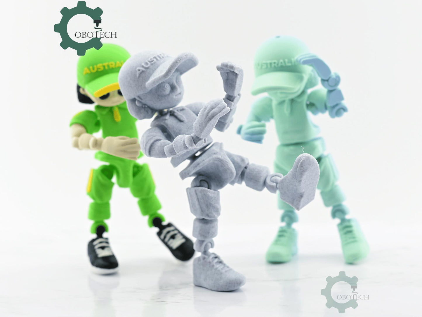 Digital Downloads Articulated Posable Australian Break Dancer