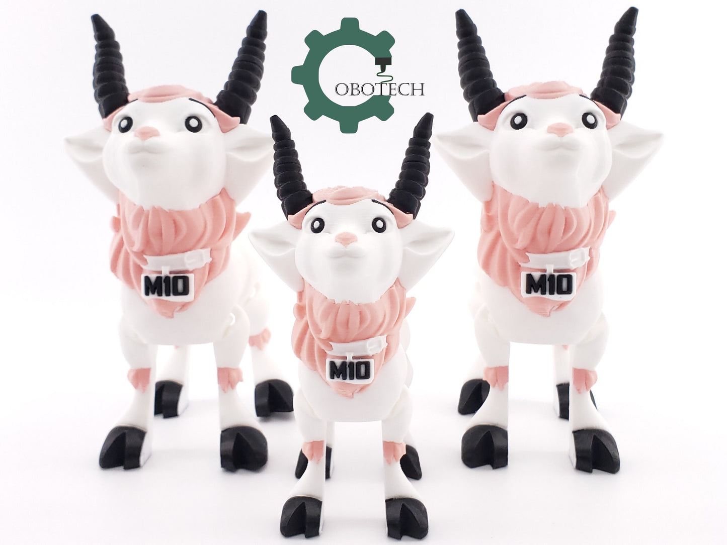 3D Print Articulated M10 &quot;GOAT&quot; by Cobotech, M10 The GOAT, Articulated Toy, Home/Desk Decoration, Unique Gift