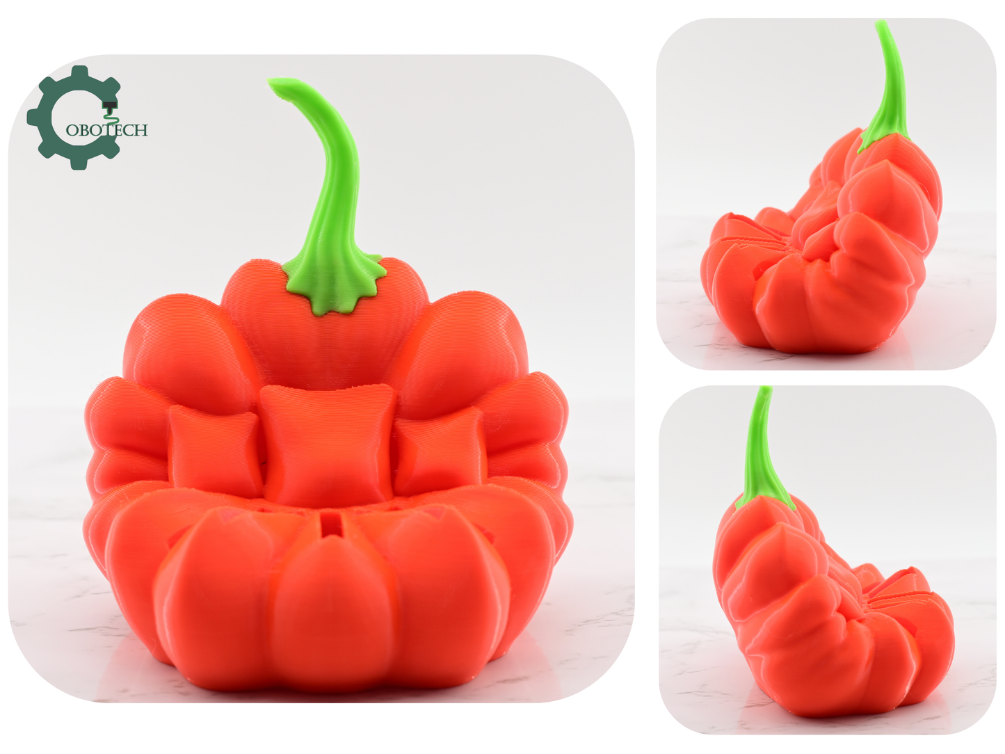 3D Print Game Card Holder Pumpkin Sofa by Cobotech - Game Card Organizer - Desk Home Decor - Cool Gift - Halloween Fall Decor