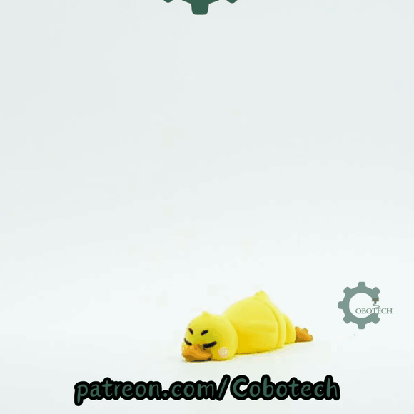 Cobotech-Sleepy Duck Articulated Keychain_10.gif