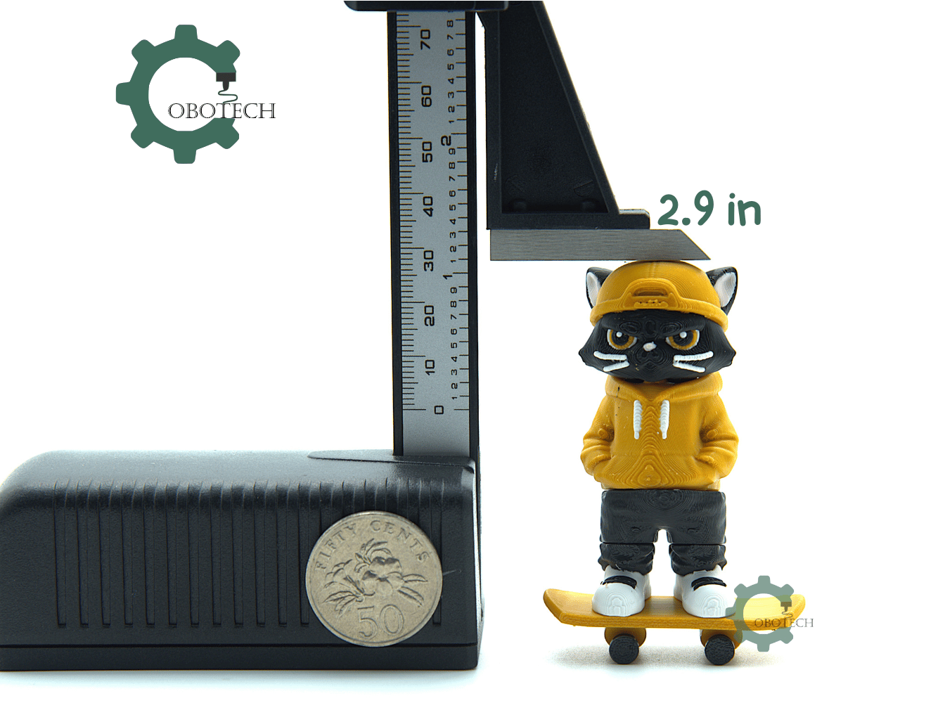Cobotech-Skateboarding Cat Articulated Keychain_03.png