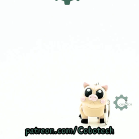 Cobotech-Grumpy Pig Articulated Keychain_10.gif
