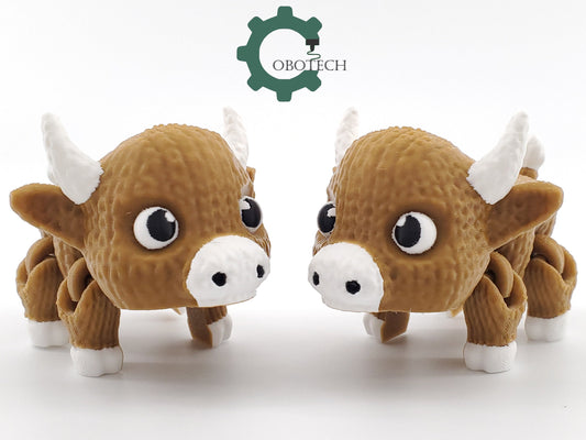 Digital Downloads Cobotech Articulated Crochet Walking Bull by Cobotech