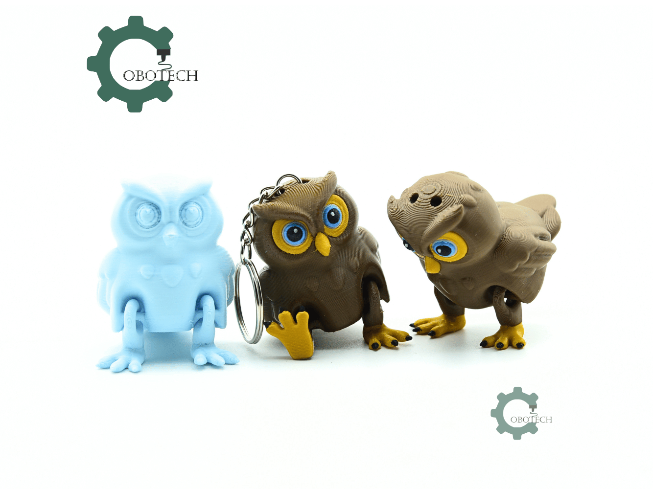 Cobotech-Curious Owl for Animal Lovers Articulated Keychain_07.png