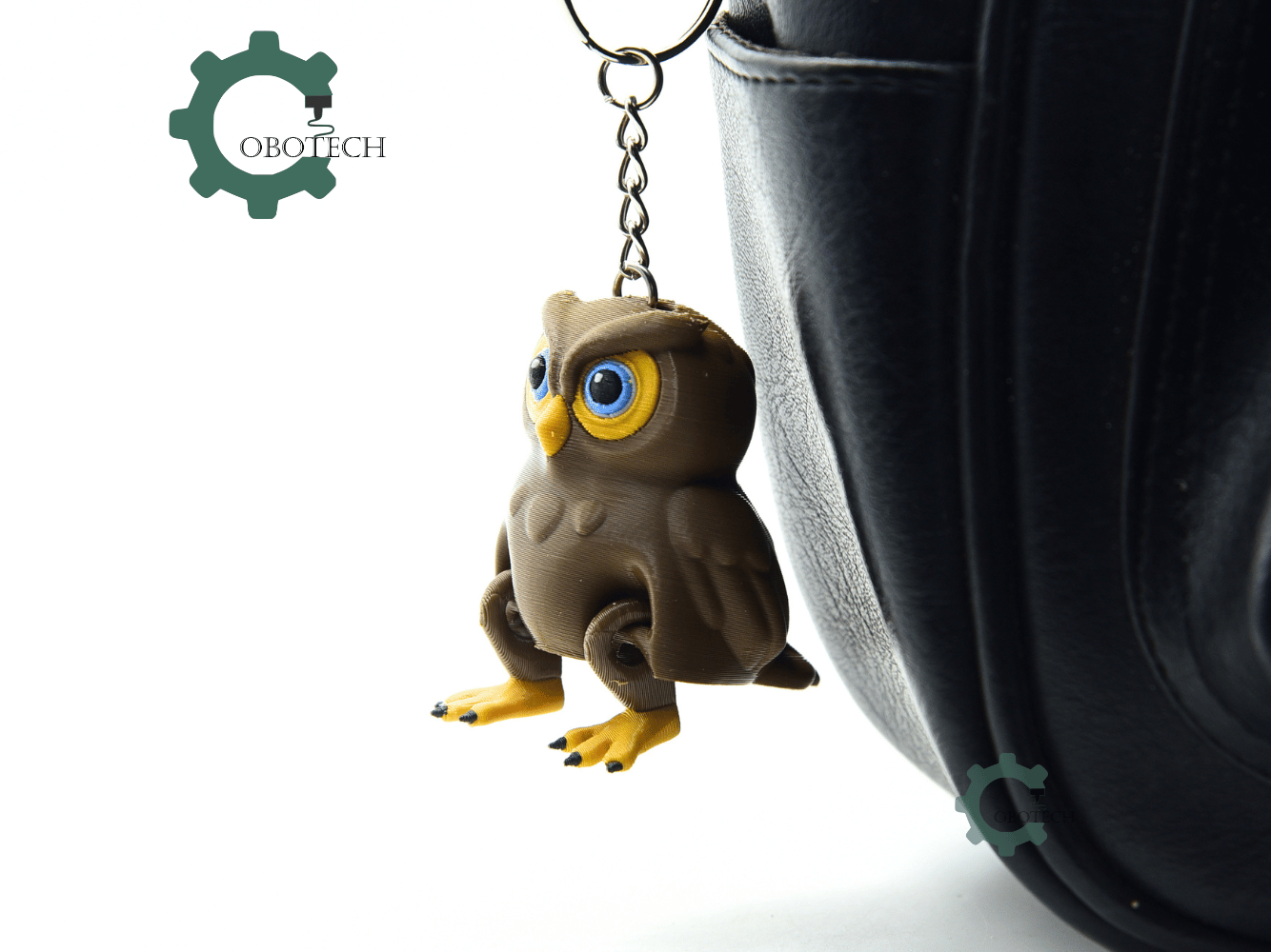 Cobotech-Curious Owl for Animal Lovers Articulated Keychain_06.png