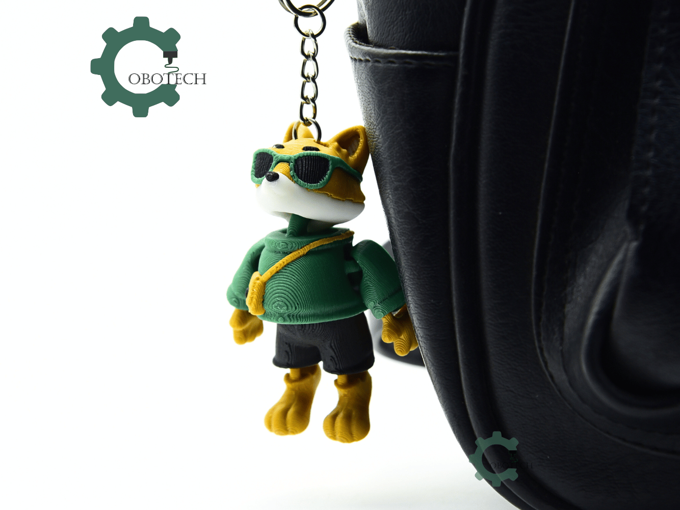 Cobotech-Cool Fox for Animal Lovers Articulated Keychain_06.png
