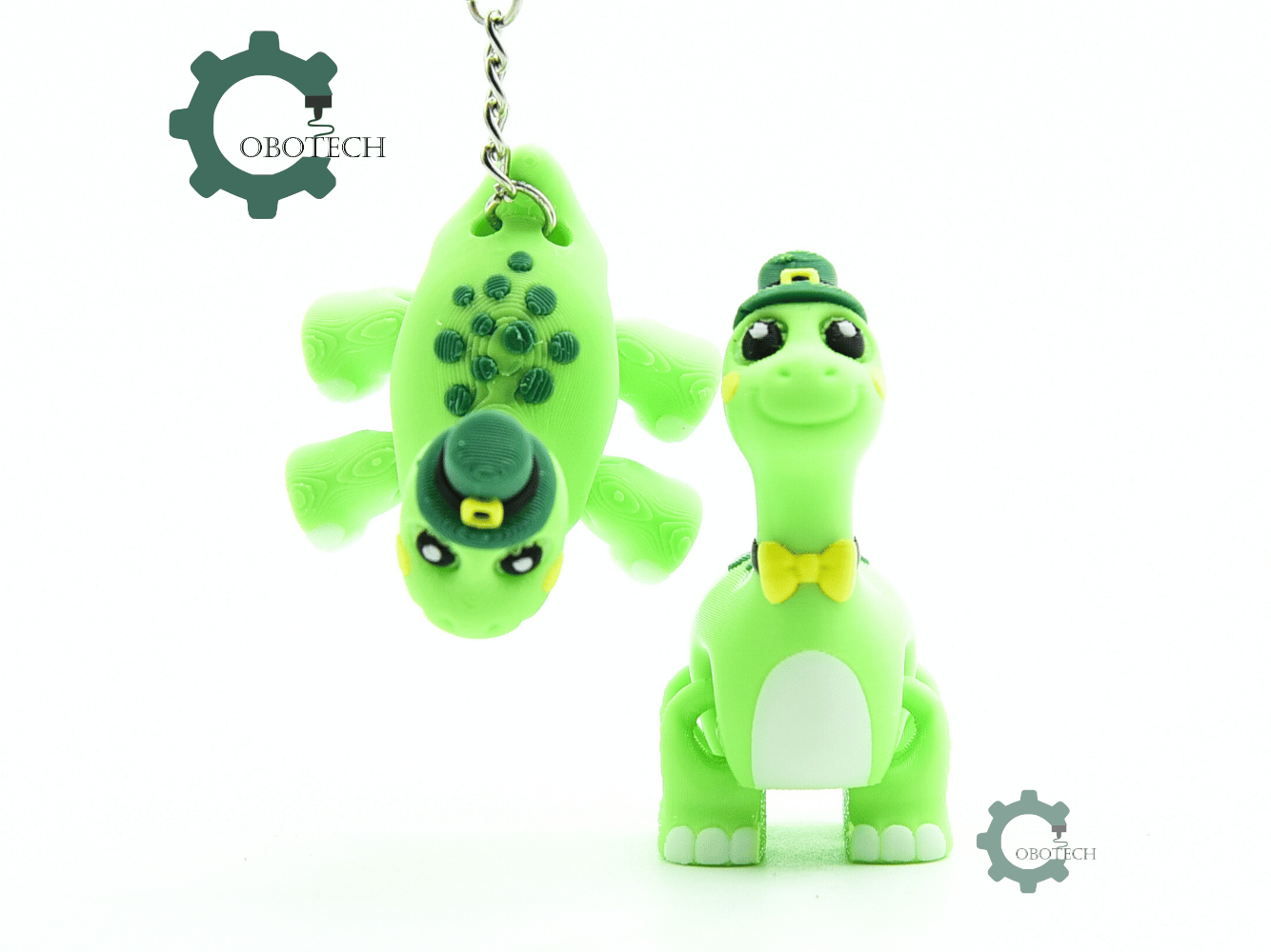 Cobotech-St Patricks Cute Dinosaur Articulated Keychain_09.png