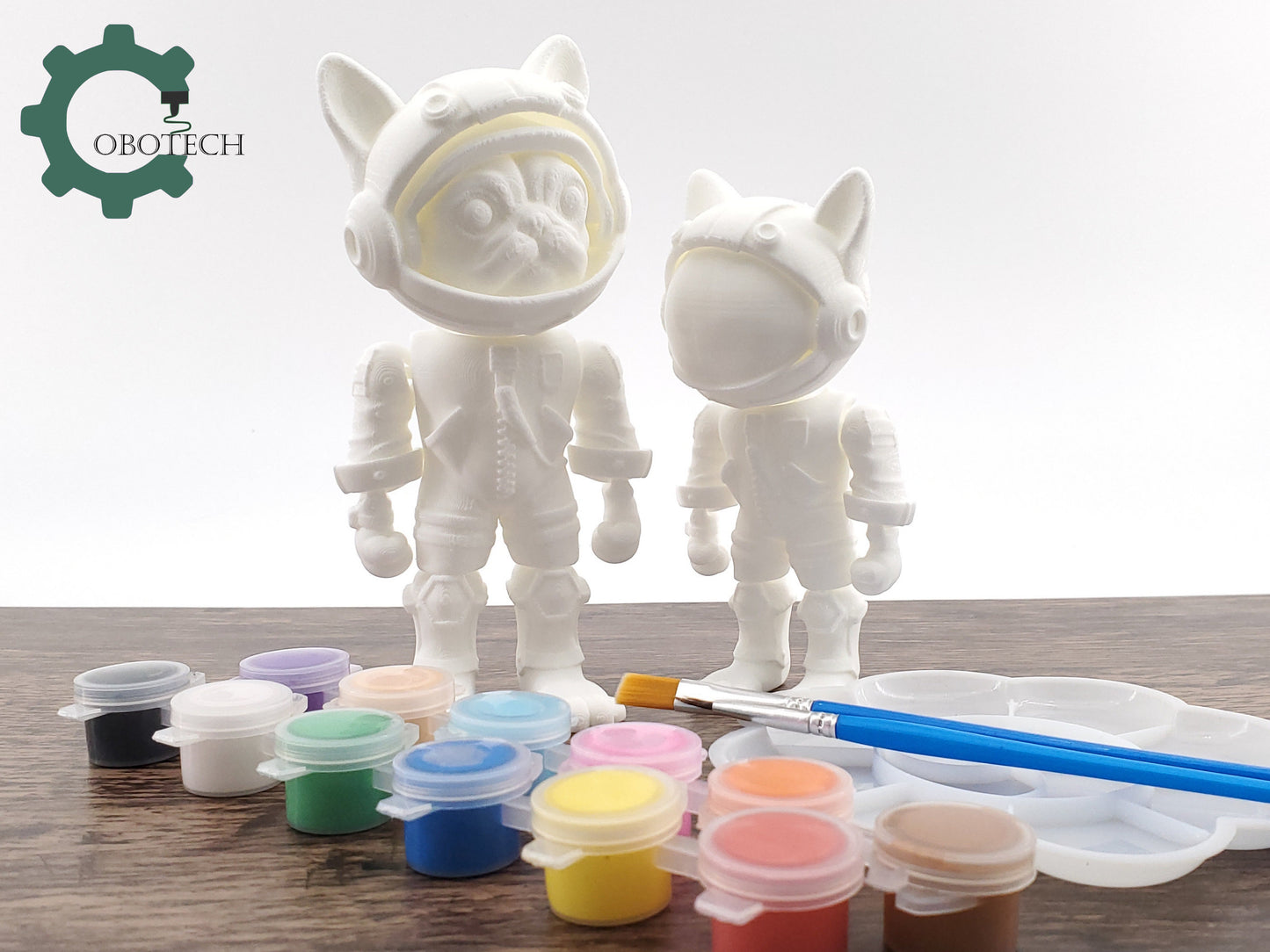 DIY Dog Astronaut Painting Kit, DIY Painting Gift, Craft Kit, Party Favors