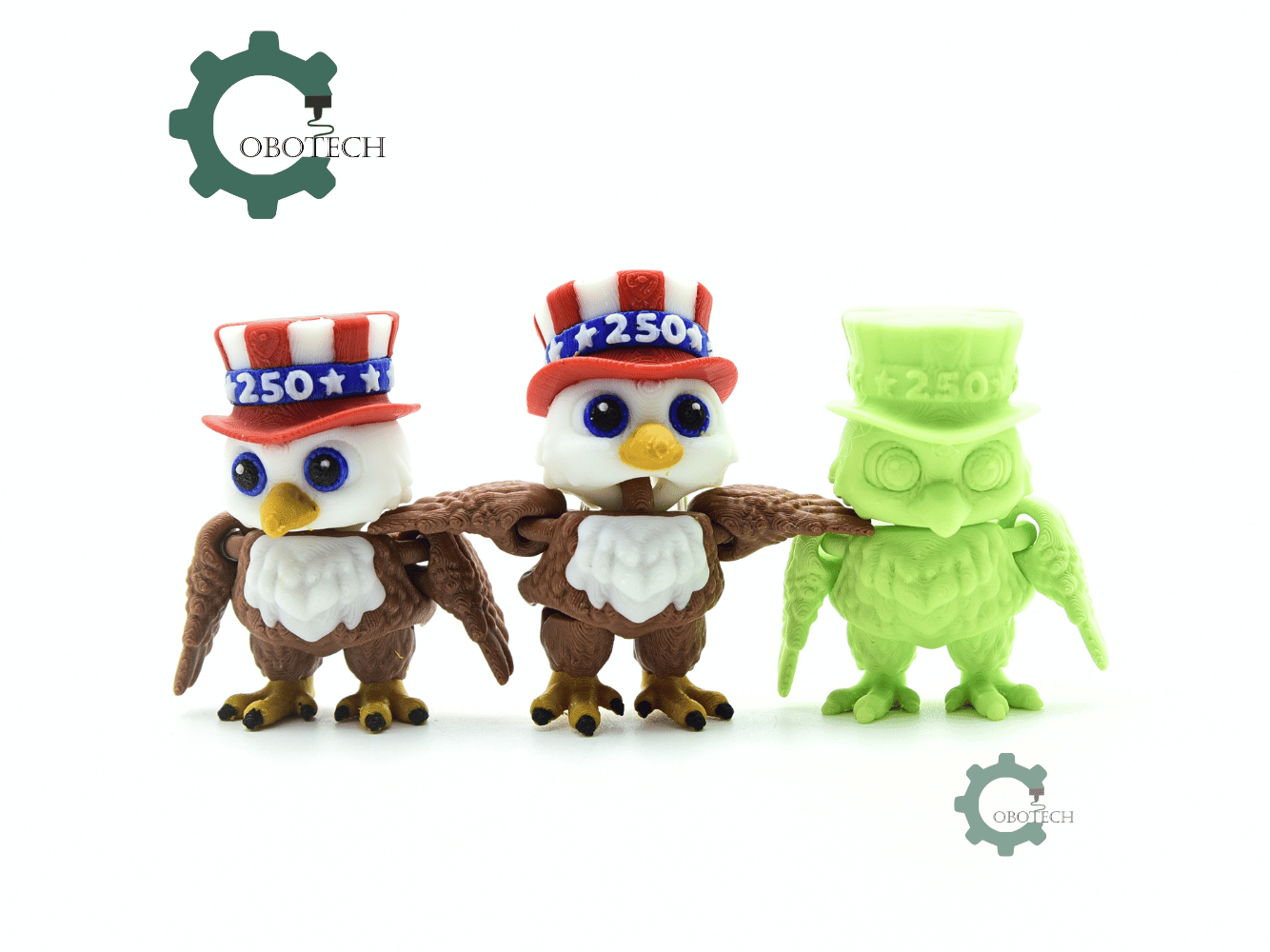 Cobotech-America 250 Eagle for July 4th Articulated Keychain_07.png