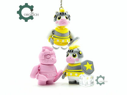 Cobotech-Cute Warrior Horse Articulated Keychain_07.png