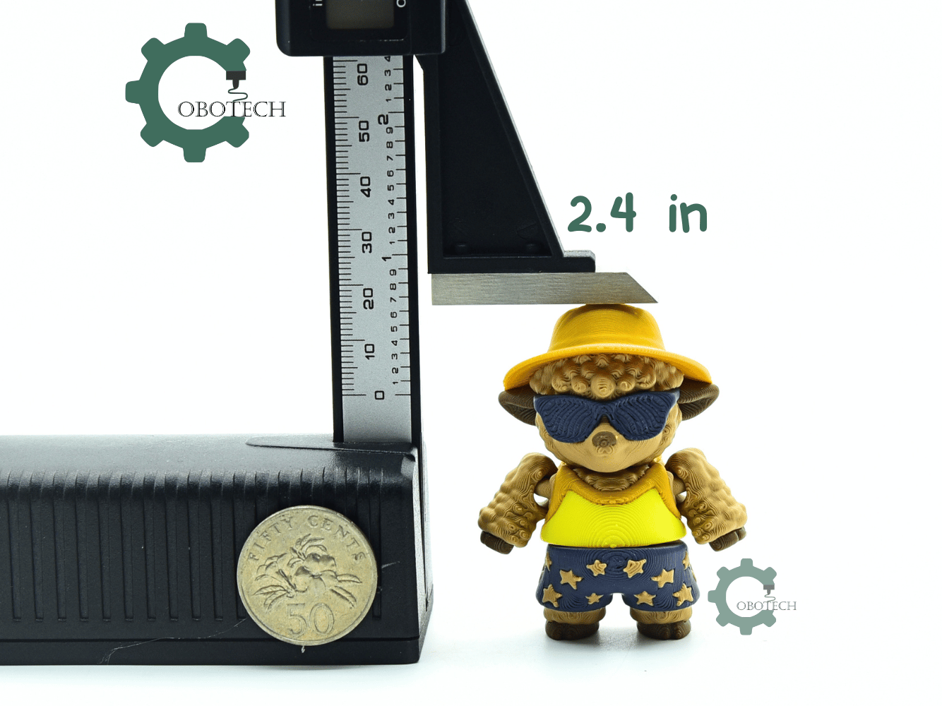 Cobotech-Cool Sheep for Animal Lovers Articulated Keychain_03.png