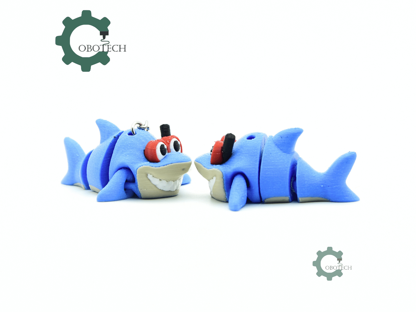 Cobotech-Playful Shark Diver Articulated Keychain_08.png