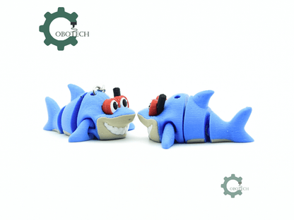 Cobotech-Playful Shark Diver Articulated Keychain_08.png