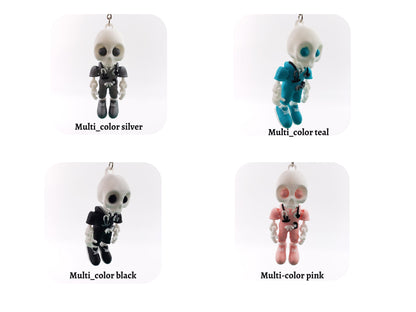 Digital Downloads Cobotech Articulated Male Skelly Nurse Keychain by Cobotech