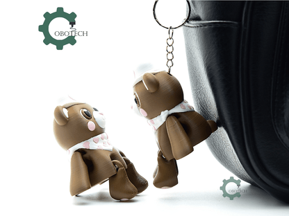 Cobotech-Cowboy Teddy Bear Articulated Keychain_05.png