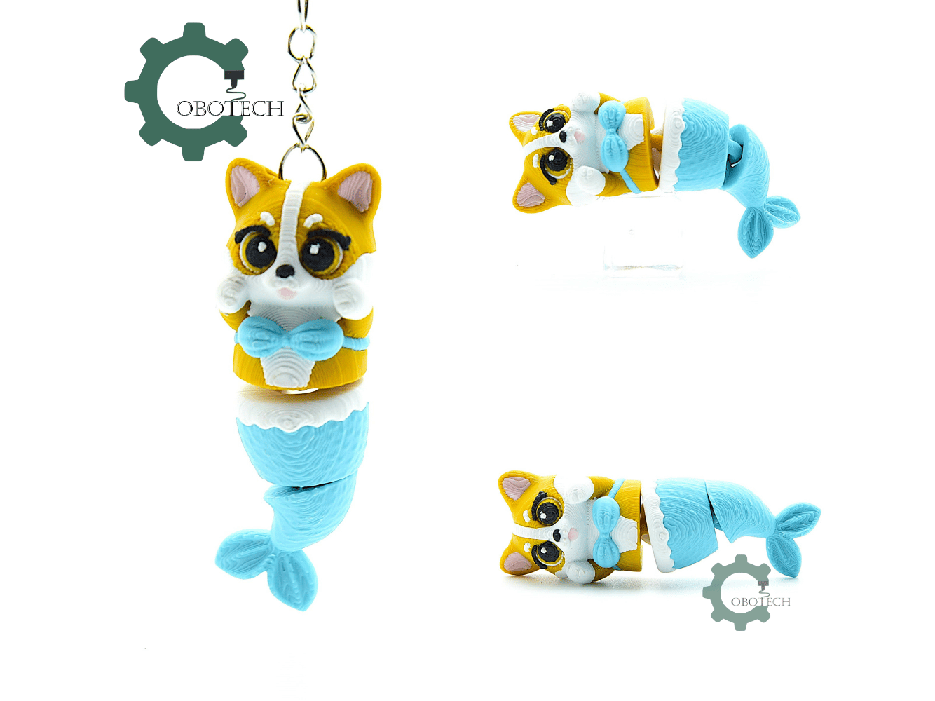 Cobotech-Corgi Mermaid Magnet-Insert Articulated Keychain_02.png