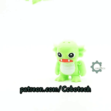 Cobotech-Lagoon Monster Articulated Keychain_09.gif