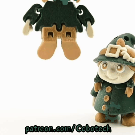 Cobotech-Autumn Female Gnome Articulated Keychain_10.gif