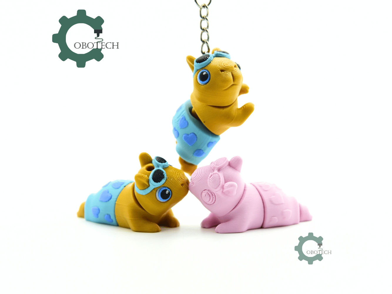 Cobotech-Beach Chill Capybara Articulated Keychain_07.png