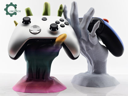 3D Print Zombie Hand Gaming Control Holder by Cobotech - Game Controller Organizer - Desk Home Decor - Cool Gift - Halloween Fall Decor